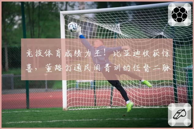 竞技体育成绩为王!比亚迪收获惊喜,董路打通民间青训的任督二脉